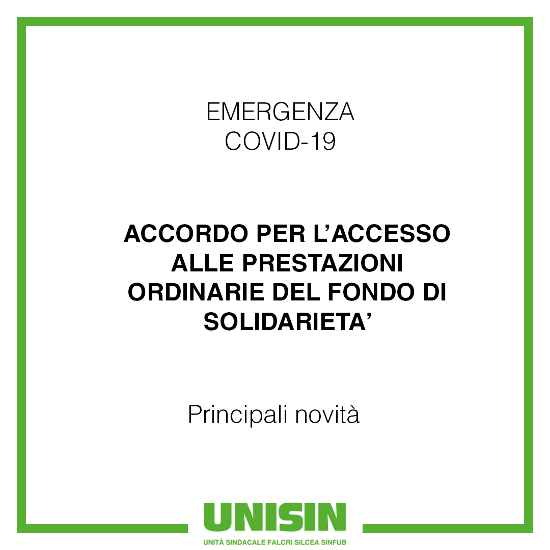 Emergenza Covid-19 - Accoro Fondo fi Solidarietà_P01